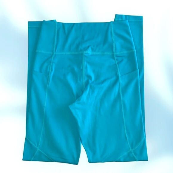 BANDIER Leggings Le Ore NWT Lucca High Rise Pocket Full Length Jade Size XS - Picture 6 of 11